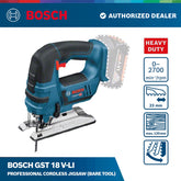 Bosch GST 18 V-Li Professional Cordless Jigsaw (Bare Tool)